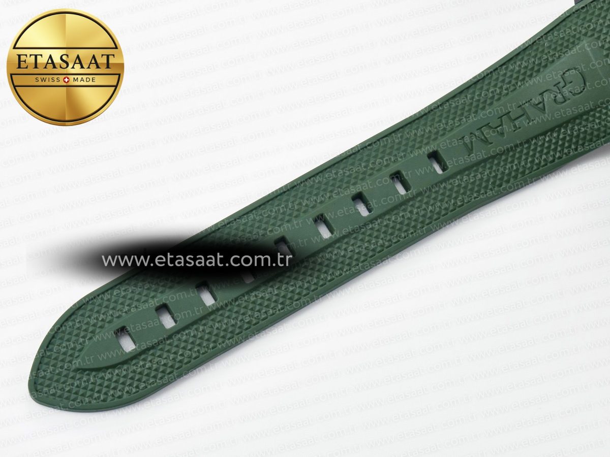 Chronofighter Superlight JKF 1:1 Best Edition on Green Rubber Strap A7750 - Görsel 22