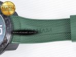 Chronofighter Superlight JKF 1:1 Best Edition on Green Rubber Strap A7750 - Görsel 25