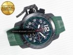 Chronofighter Superlight JKF 1:1 Best Edition on Green Rubber Strap A7750 - Görsel 8
