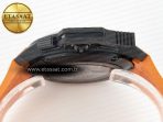 Chronofighter Superlight JKF 1:1 Best Edition on Orange Rubber Strap A7750 - Görsel 16