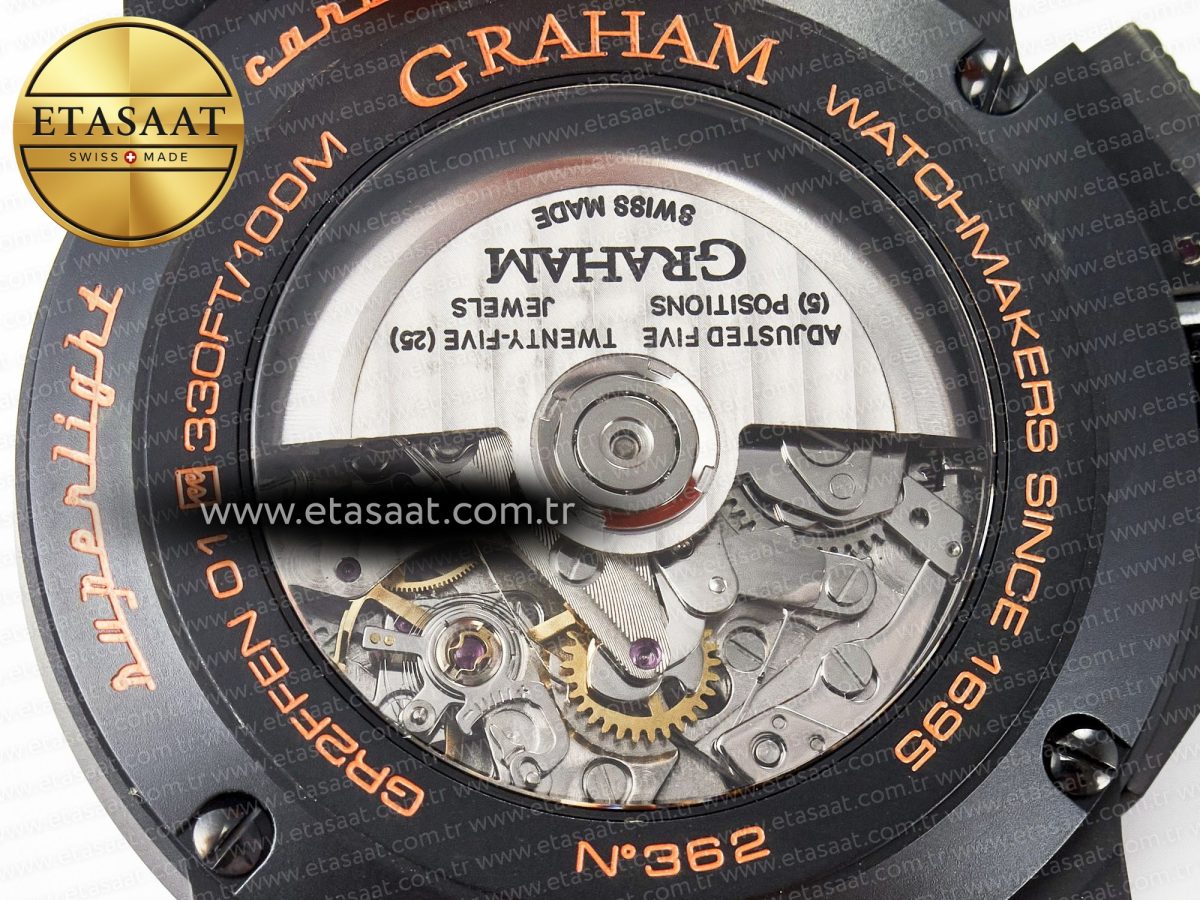 Chronofighter Superlight JKF 1:1 Best Edition on Orange Rubber Strap A7750 - Görsel 21