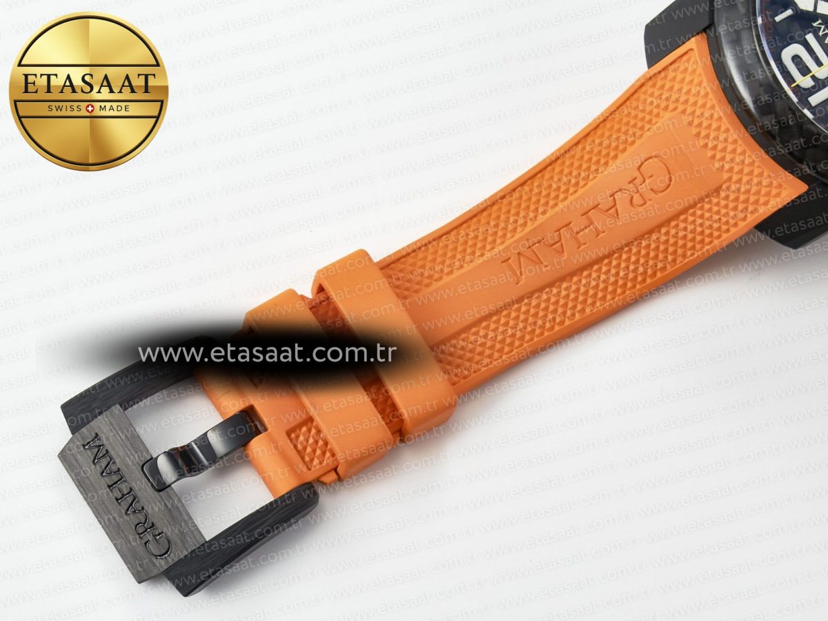 Chronofighter Superlight JKF 1:1 Best Edition on Orange Rubber Strap A7750 - Görsel 24