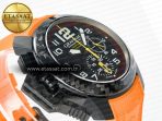 Chronofighter Superlight JKF 1:1 Best Edition on Orange Rubber Strap A7750 - Görsel 7