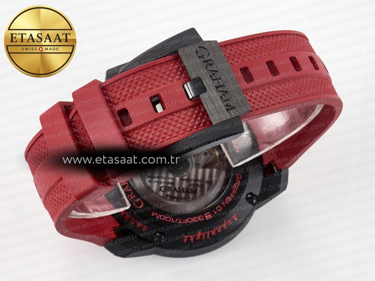 Chronofighter Superlight JKF 1:1 Best Edition on Red Rubber Strap A7750 - Görsel 17