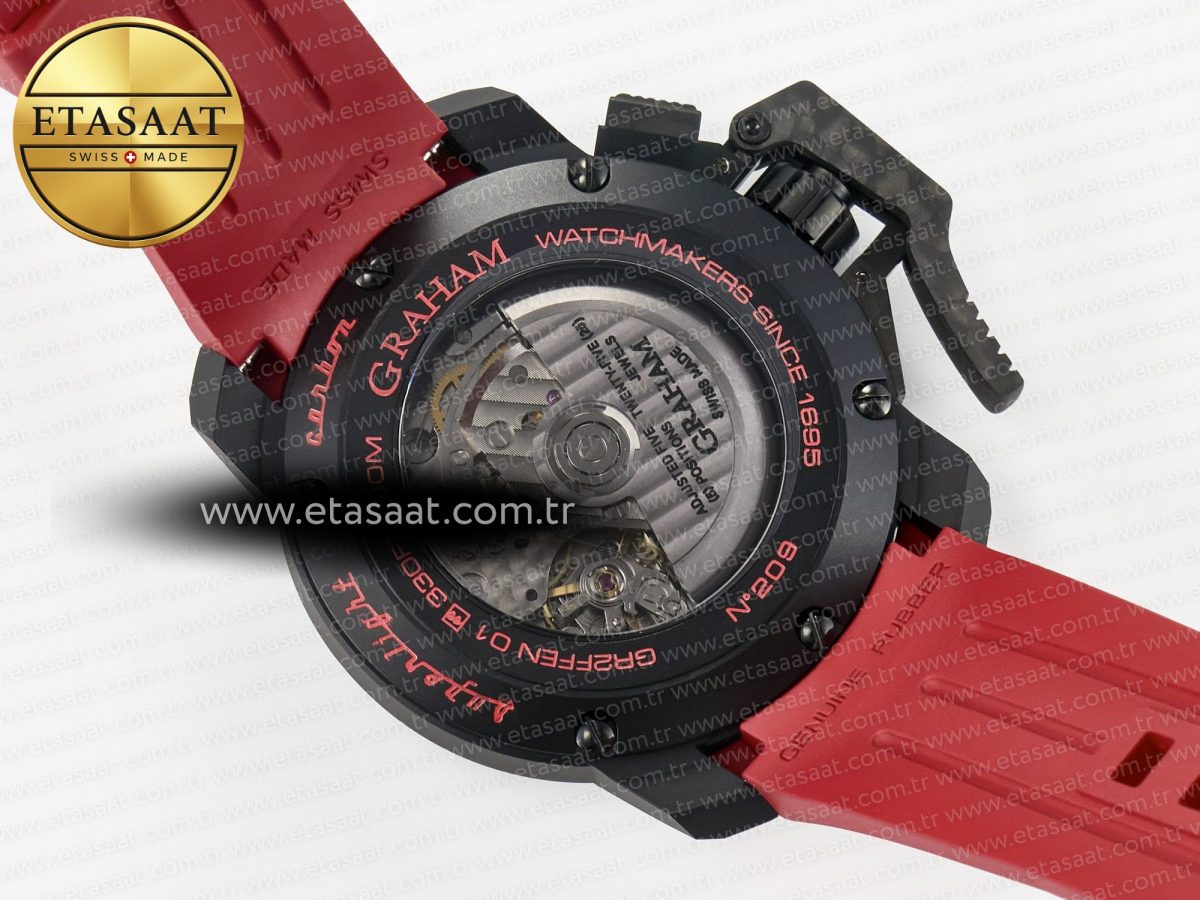 Chronofighter Superlight JKF 1:1 Best Edition on Red Rubber Strap A7750 - Görsel 18
