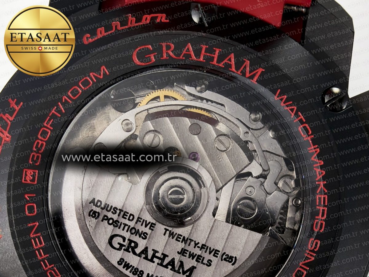 Chronofighter Superlight JKF 1:1 Best Edition on Red Rubber Strap A7750 - Görsel 21