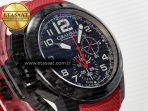 Chronofighter Superlight JKF 1:1 Best Edition on Red Rubber Strap A7750 - Görsel 5