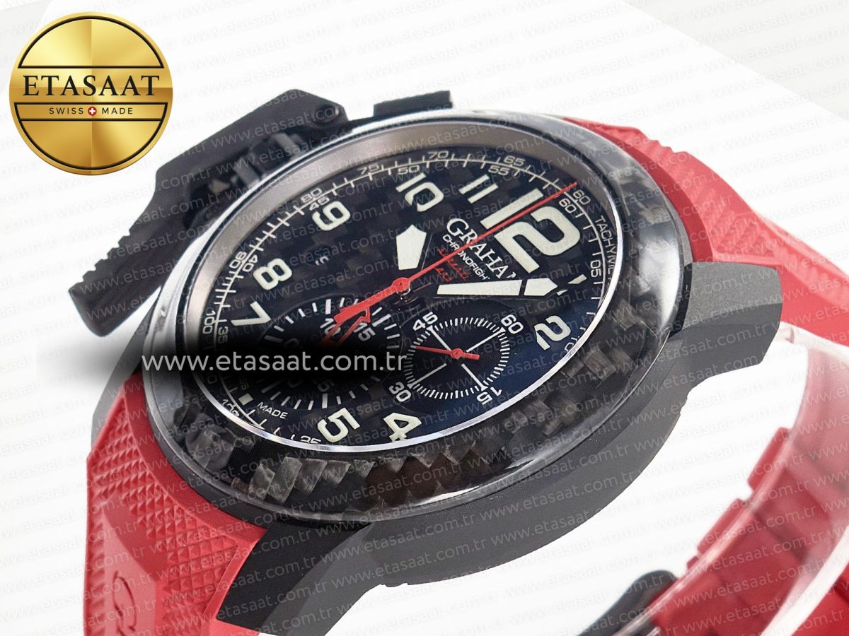 Chronofighter Superlight JKF 1:1 Best Edition on Red Rubber Strap A7750 - Görsel 6