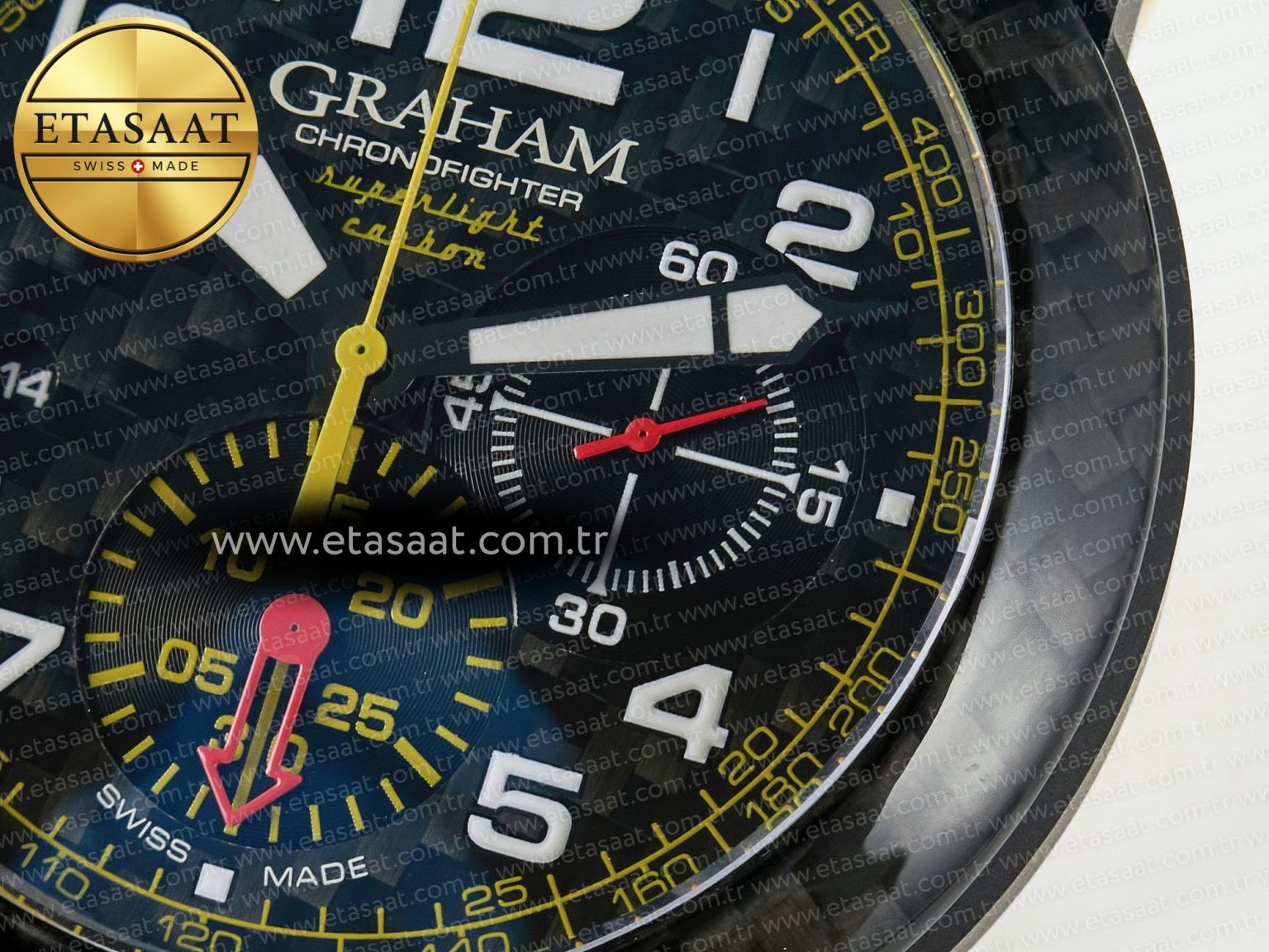 Chronofighter Superlight JKF 1:1 Best Edition on Yellow Rubber Strap A7750 - Görsel 13