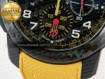 Chronofighter Superlight JKF 1:1 Best Edition on Yellow Rubber Strap A7750 - Görsel 14