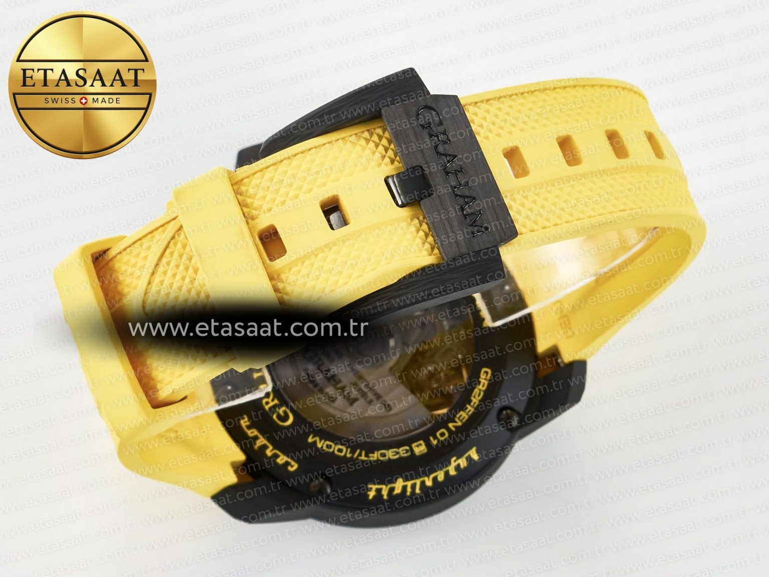 Chronofighter Superlight JKF 1:1 Best Edition on Yellow Rubber Strap A7750 - Görsel 17