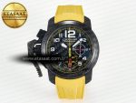 Chronofighter Superlight JKF 1:1 Best Edition on Yellow Rubber Strap A7750 - Görsel 3
