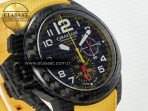 Chronofighter Superlight JKF 1:1 Best Edition on Yellow Rubber Strap A7750 - Görsel 5