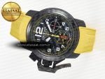 Chronofighter Superlight JKF 1:1 Best Edition on Yellow Rubber Strap A7750 - Görsel 9