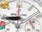 Chronomat B01 England 42mm SS BLSF 1:1 Best Edition White Dial on SS Bracelet A7750 - Görsel 10