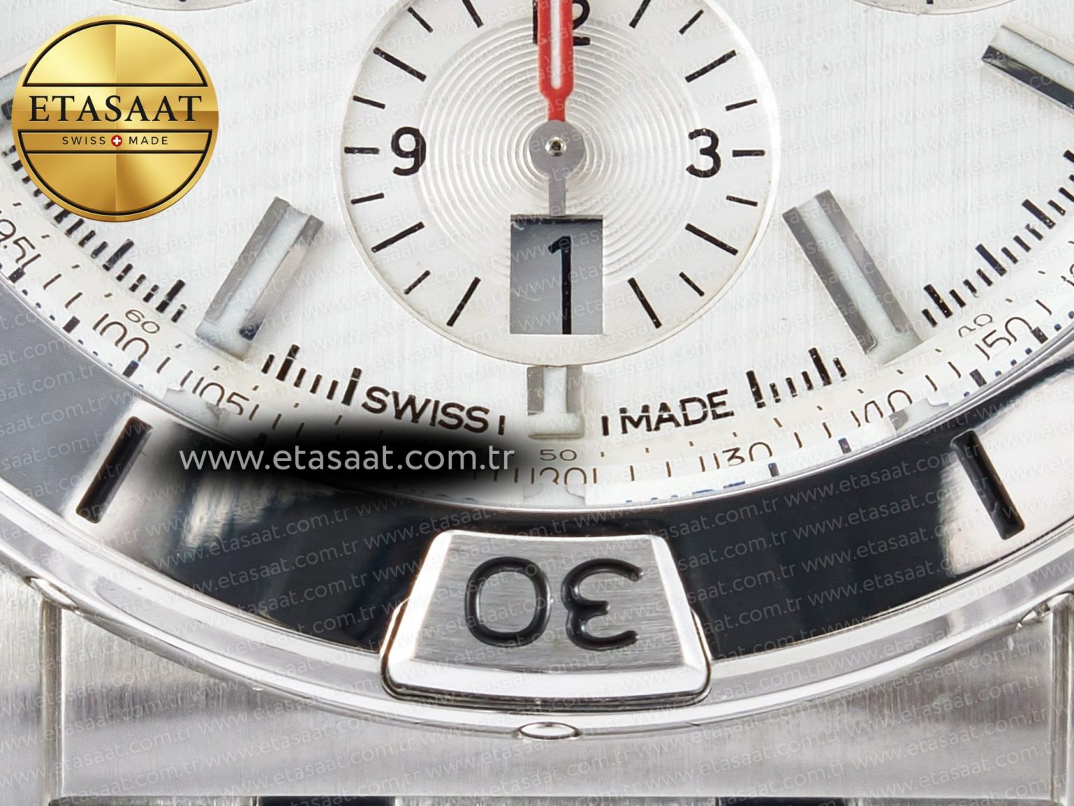 Chronomat B01 England 42mm SS BLSF 1:1 Best Edition White Dial on SS Bracelet A7750 - Görsel 13