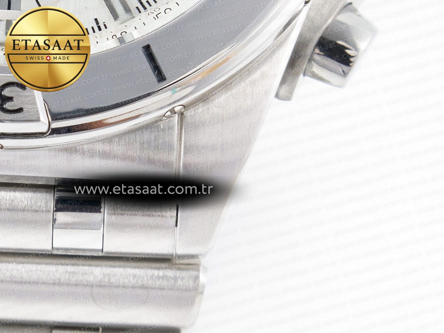 Chronomat B01 England 42mm SS BLSF 1:1 Best Edition White Dial on SS Bracelet A7750 - Görsel 14