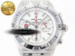 Chronomat B01 England 42mm SS BLSF 1:1 Best Edition White Dial on SS Bracelet A7750 - Görsel 4