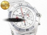 Chronomat B01 England 42mm SS BLSF 1:1 Best Edition White Dial on SS Bracelet A7750 - Görsel 5