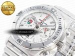 Chronomat B01 England 42mm SS BLSF 1:1 Best Edition White Dial on SS Bracelet A7750 - Görsel 6