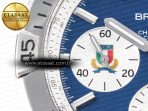 Chronomat B01 Italy 42mm SS BLSF 1:1 Best Edition Blue Dial on SS Bracelet A7750 - Görsel 13