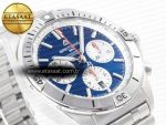 Chronomat B01 Italy 42mm SS BLSF 1:1 Best Edition Blue Dial on SS Bracelet A7750 - Görsel 6