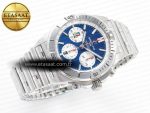 Chronomat B01 Italy 42mm SS BLSF 1:1 Best Edition Blue Dial on SS Bracelet A7750 - Görsel 9