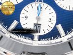 Breitling Chronomat Blue Dial on SS Bracelet A7750 - Görsel 11