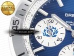 Breitling Chronomat Blue Dial on SS Bracelet A7750 - Görsel 12