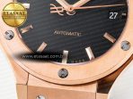 Hublot Classic Fusion Black Gummy Leather Strap - Görsel 13