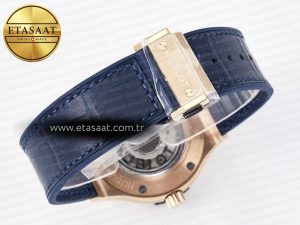 Hublot Classic Fusion Blue Gummy Leather Strap - Görsel 16