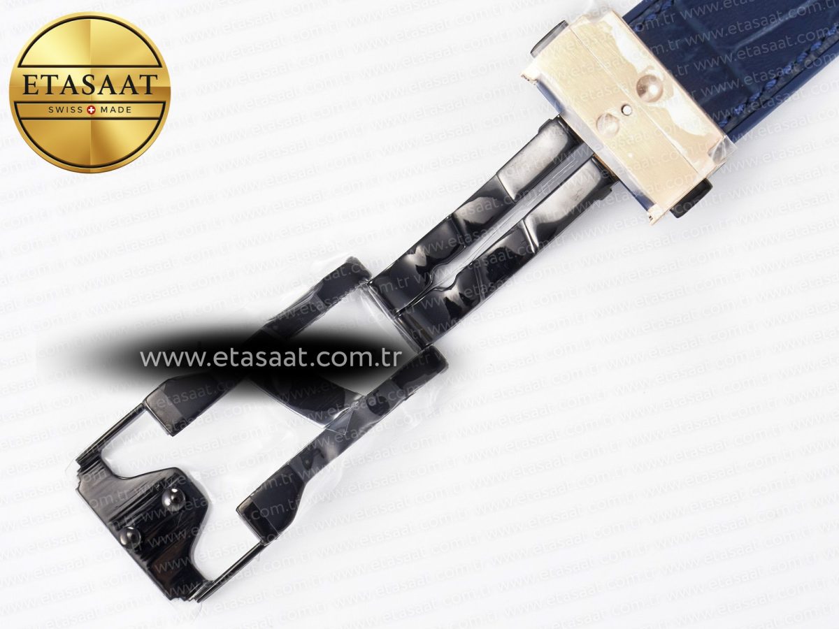 Hublot Classic Fusion Blue Gummy Leather Strap - Görsel 26