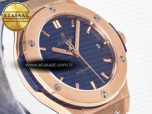 Hublot Classic Fusion Blue Gummy Leather Strap - Görsel 5