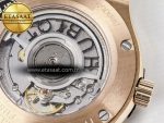 Classic Fusion 38mm RG JJF 1:1 Best Edition White Dial on Black Gummy Leather Strap - Görsel 20
