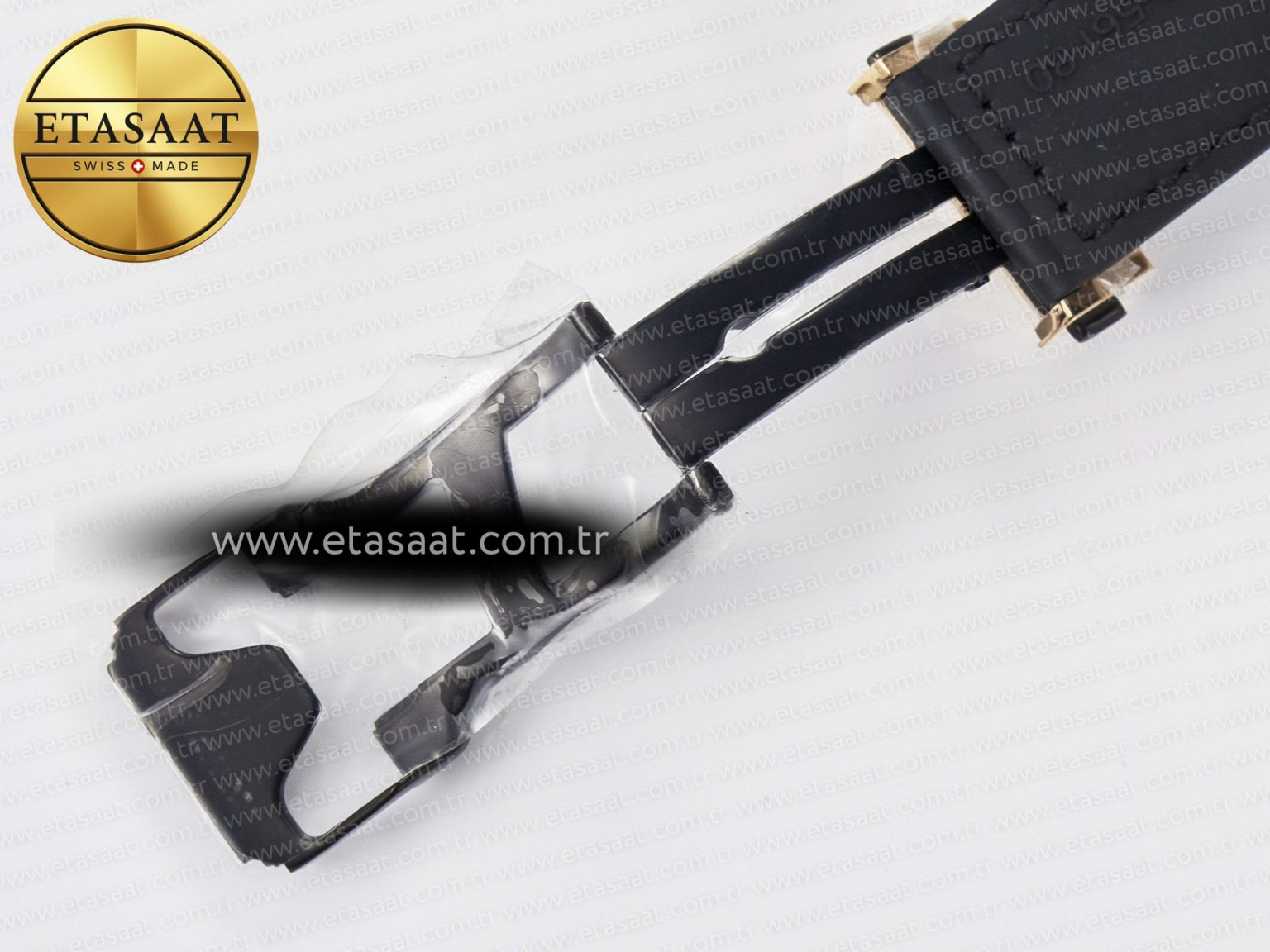 Classic Fusion 38mm RG JJF 1:1 Best Edition White Dial on Black Gummy Leather Strap - Görsel 25