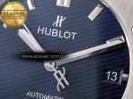 Classic Fusion 38mm SS JJF 1:1 Best Edition Blue Dial on Blue Gummy Leather Strap - Görsel 11