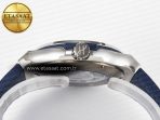 Classic Fusion 38mm SS JJF 1:1 Best Edition Blue Dial on Blue Gummy Leather Strap - Görsel 15