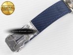 Classic Fusion 38mm SS JJF 1:1 Best Edition Blue Dial on Blue Gummy Leather Strap - Görsel 23