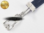 Classic Fusion 38mm SS JJF 1:1 Best Edition Blue Dial on Blue Gummy Leather Strap - Görsel 25