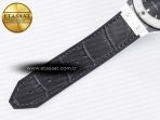 Classic Fusion 38mm SS JJF 1:1 Best Edition Gray Dial on Black Gummy Leather Strap - Görsel 21