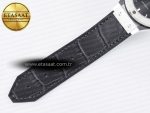 Classic Fusion 38mm SS JJF 1:1 Best Edition Gray Dial on Black Gummy Leather Strap - Görsel 21