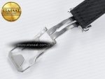 Classic Fusion 38mm SS JJF 1:1 Best Edition Gray Dial on Black Gummy Leather Strap - Görsel 25