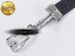Classic Fusion 38mm SS JJF 1:1 Best Edition Gray Dial on Black Gummy Leather Strap - Görsel 26