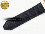 Classic Fusion 42mm RG JJF 1:1 Best Edition Black Dial on Black Gummy Leather Strap - Görsel 21