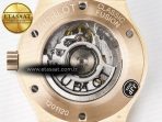 Classic Fusion 42mm RG JJF 1:1 Best Edition Gray Dial on Black Gummy Leather Strap - Görsel 18