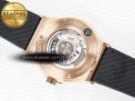 Classic Fusion 42mm RG JJF 1:1 Best Edition Green Dial on Green Gummy Leather Strap - Görsel 17
