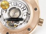 Classic Fusion 42mm RG JJF 1:1 Best Edition Green Dial on Green Gummy Leather Strap - Görsel 20