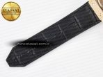 Classic Fusion 42mm RG JJF 1:1 Best Edition White Dial on Black Gummy Leather Strap - Görsel 21