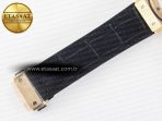 Classic Fusion 42mm RG JJF 1:1 Best Edition White Dial on Black Gummy Leather Strap - Görsel 22