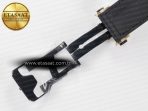 Classic Fusion 42mm RG JJF 1:1 Best Edition White Dial on Black Gummy Leather Strap - Görsel 25